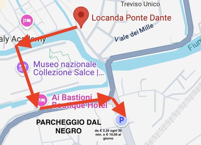 Locanda Ponte Dante Treviso Esterno foto